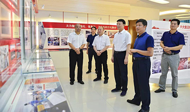 福建省人大常委會黨組書記、副主任張廣敏蒞臨虹潤公司調(diào)研指導(dǎo)